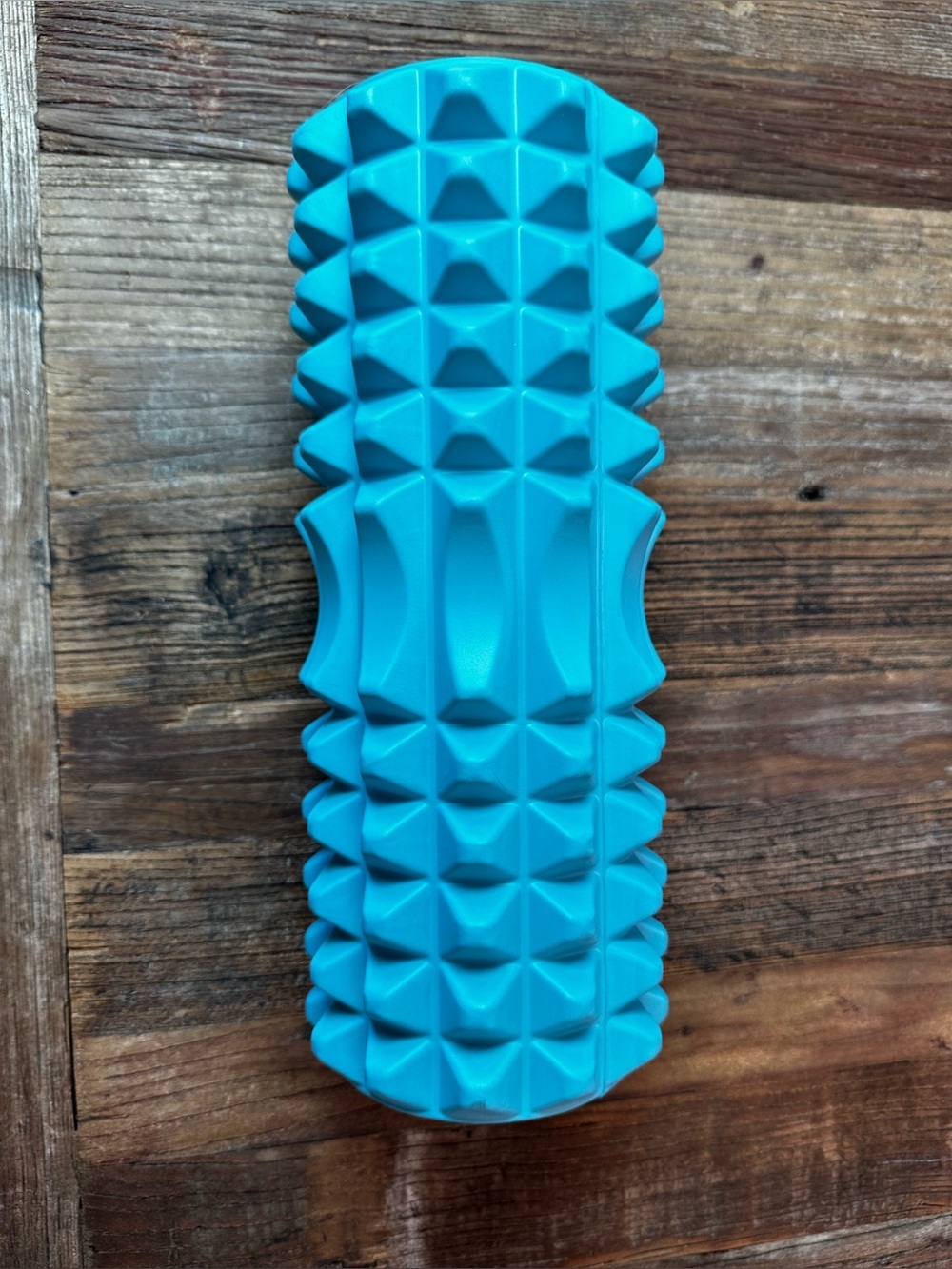Textured Massage Foam Roller in Teal